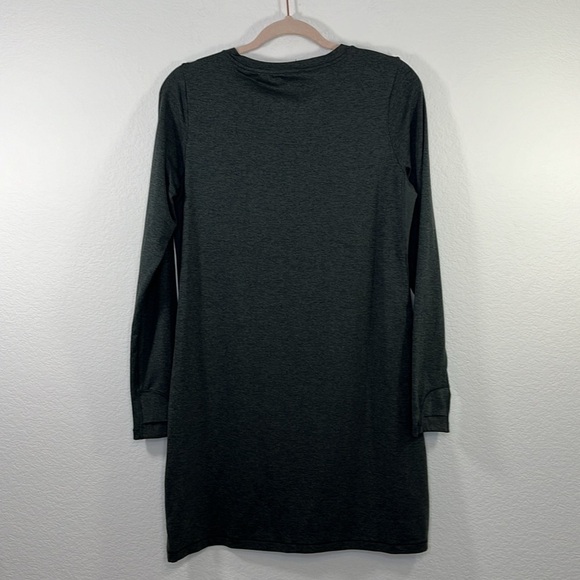 Athleta Uptempo Dress Heathered Grey size Small - Picture 3 of 7